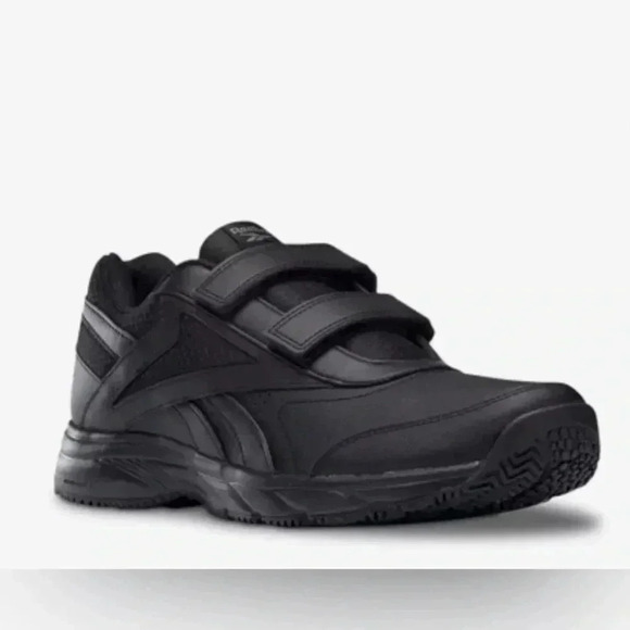 Reebok Work N Cushion 4.0 Walling Shoe Slip Resistant Memory Foam All Black 9.5 - Picture 2 of 5